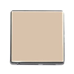 Frosted Almond Brown Memory Card Reader (square 5 Slot) by FabChoice