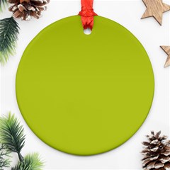 Acid Green Ornament (round) by FabChoice