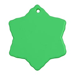 Algae Green Ornament (Snowflake)