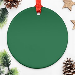 Amazon Green Ornament (round) by FabChoice