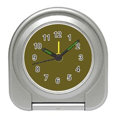 Antique Bronze Green Travel Alarm Clock by FabChoice