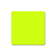 Arctic Lime Green Square Magnet by FabChoice