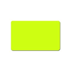 Arctic Lime Green Magnet (name Card) by FabChoice