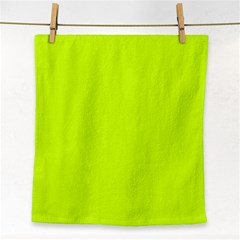 Arctic Lime Green Face Towel by FabChoice