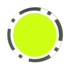 Arctic Lime Green Poker Chip Card Guard (10 Pack) by FabChoice