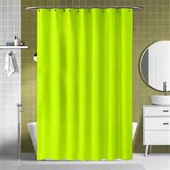 Arctic Lime Green Shower Curtain 48  X 72  (small)  by FabChoice