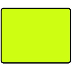 Arctic Lime Green Double Sided Fleece Blanket (medium)  by FabChoice