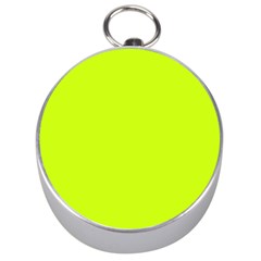 Arctic Lime Green Silver Compasses by FabChoice