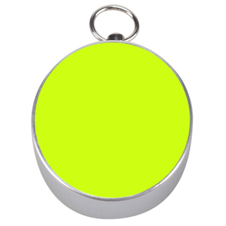 Arctic Lime Green Silver Compasses