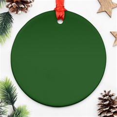 Basil Green Ornament (round) by FabChoice