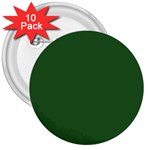 Basil Green 3  Buttons (10 pack)  Front