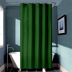 Basil Green Shower Curtain 36  X 72  (stall)  by FabChoice