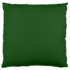 Basil Green Standard Flano Cushion Case (one Side) by FabChoice