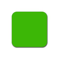 Bright Green Rubber Coaster (Square) 