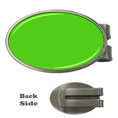 Bright Green Money Clips (Oval) 