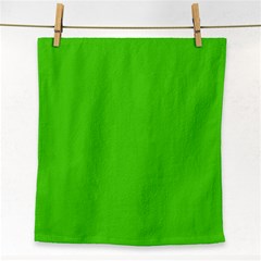 Bright Green Face Towel by FabChoice