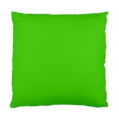 Bright Green Standard Cushion Case (one Side) by FabChoice