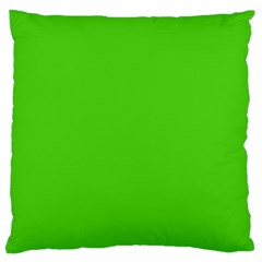 Bright Green Large Cushion Case (one Side) by FabChoice