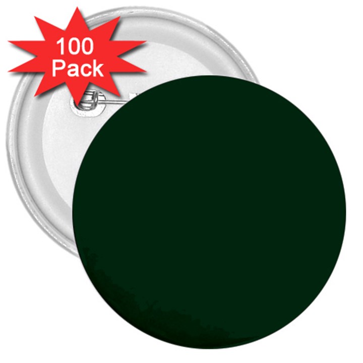 Eden Green 3  Buttons (100 pack) 