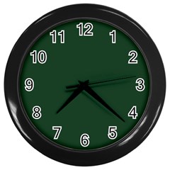 Eden Green Wall Clock (black) by FabChoice