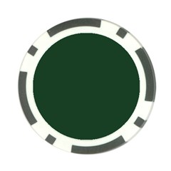 Eden Green Poker Chip Card Guard by FabChoice