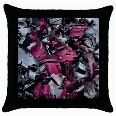 Brett Throw Pillow Case (black) by MRNStudios