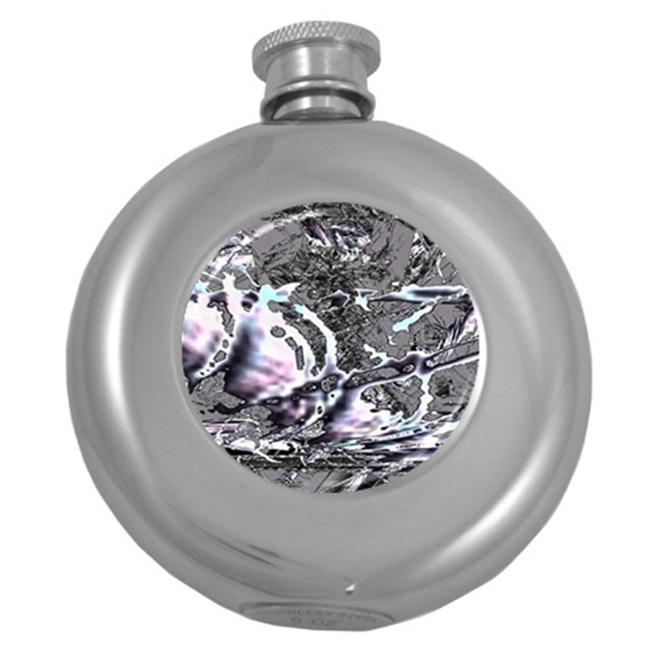 Invasive Hg Round Hip Flask (5 oz)