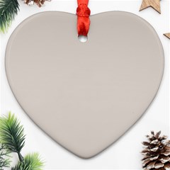 Abalone Grey Heart Ornament (two Sides) by FabChoice