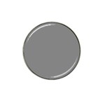 Battleship Grey Hat Clip Ball Marker Front