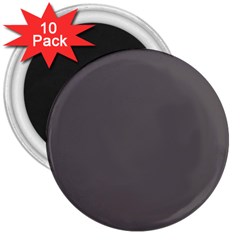 Carbon Grey 3  Magnets (10 pack) 