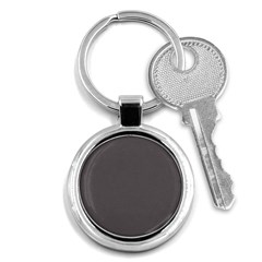 Carbon Grey Key Chain (Round)