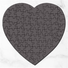 Carbon Grey Jigsaw Puzzle (Heart)