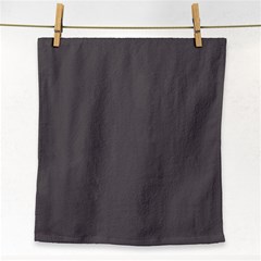 Carbon Grey Face Towel by FabChoice