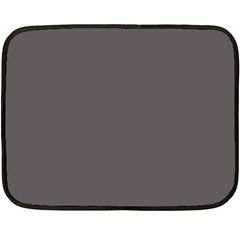 Carbon Grey Double Sided Fleece Blanket (Mini) 