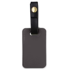 Carbon Grey Luggage Tag (one side)