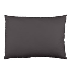 Carbon Grey Pillow Case (two Sides) by FabChoice