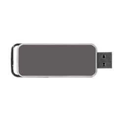 Carbon Grey Portable Usb Flash (one Side) by FabChoice