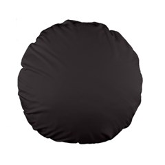 Carbon Grey Standard 15  Premium Round Cushions