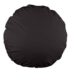 Carbon Grey Large 18  Premium Round Cushions