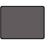 Carbon Grey Double Sided Fleece Blanket (Large)  80 x60  Blanket Front