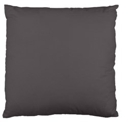 Carbon Grey Large Flano Cushion Case (One Side)