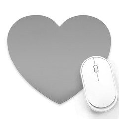 Chalice Silver Grey Heart Mousepads by FabChoice