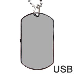 Chalice Silver Grey Dog Tag Usb Flash (one Side) by FabChoice