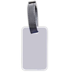 Cloudy Grey Luggage Tag (one Side) by FabChoice