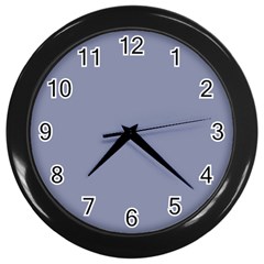 Cool Grey Wall Clock (black) by FabChoice