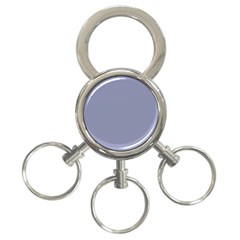 Cool Grey 3-ring Key Chain by FabChoice