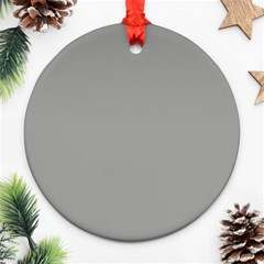 Drizzle Grey Ornament (round) by FabChoice