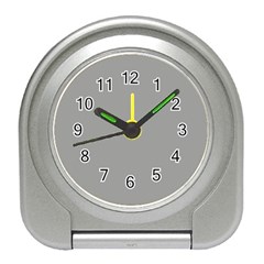 Drizzle Grey Travel Alarm Clock by FabChoice