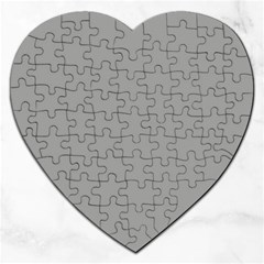 Drizzle Grey Jigsaw Puzzle (heart) by FabChoice