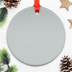 Glacier Grey Ornament (round) by FabChoice